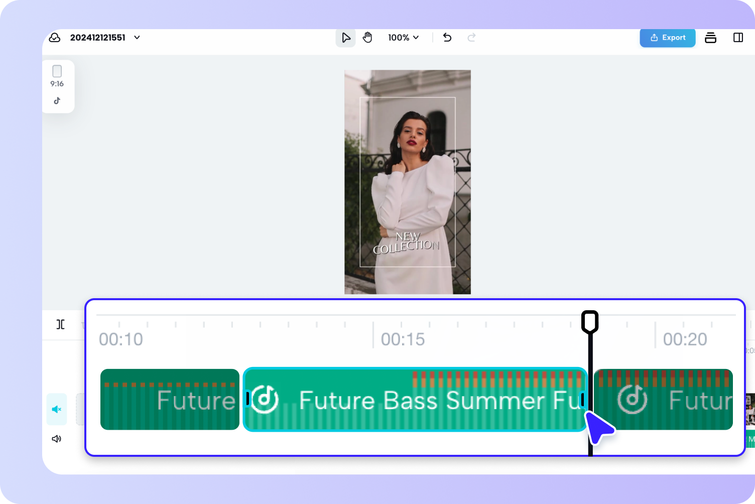 Potong dan edit audio
